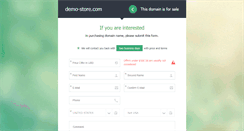 Desktop Screenshot of demo-store.com